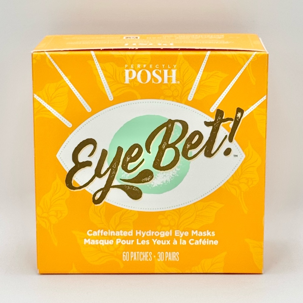 Perfectly Posh Caffeinated Hydrogel Eye Masks 60 Patches - 30 Pair